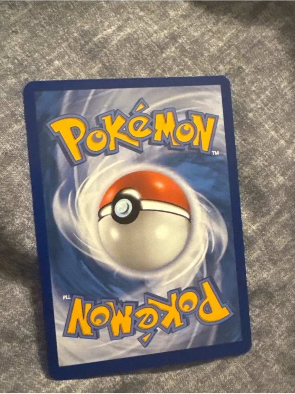 Pokemon Blue-Edged Poké Ball Collector Card